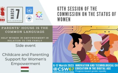 ENSZ kísérőrendezvény a nők szerepvállalásának erősítéséről a Szülők Háza Közhasznú Alapítvány részvételével