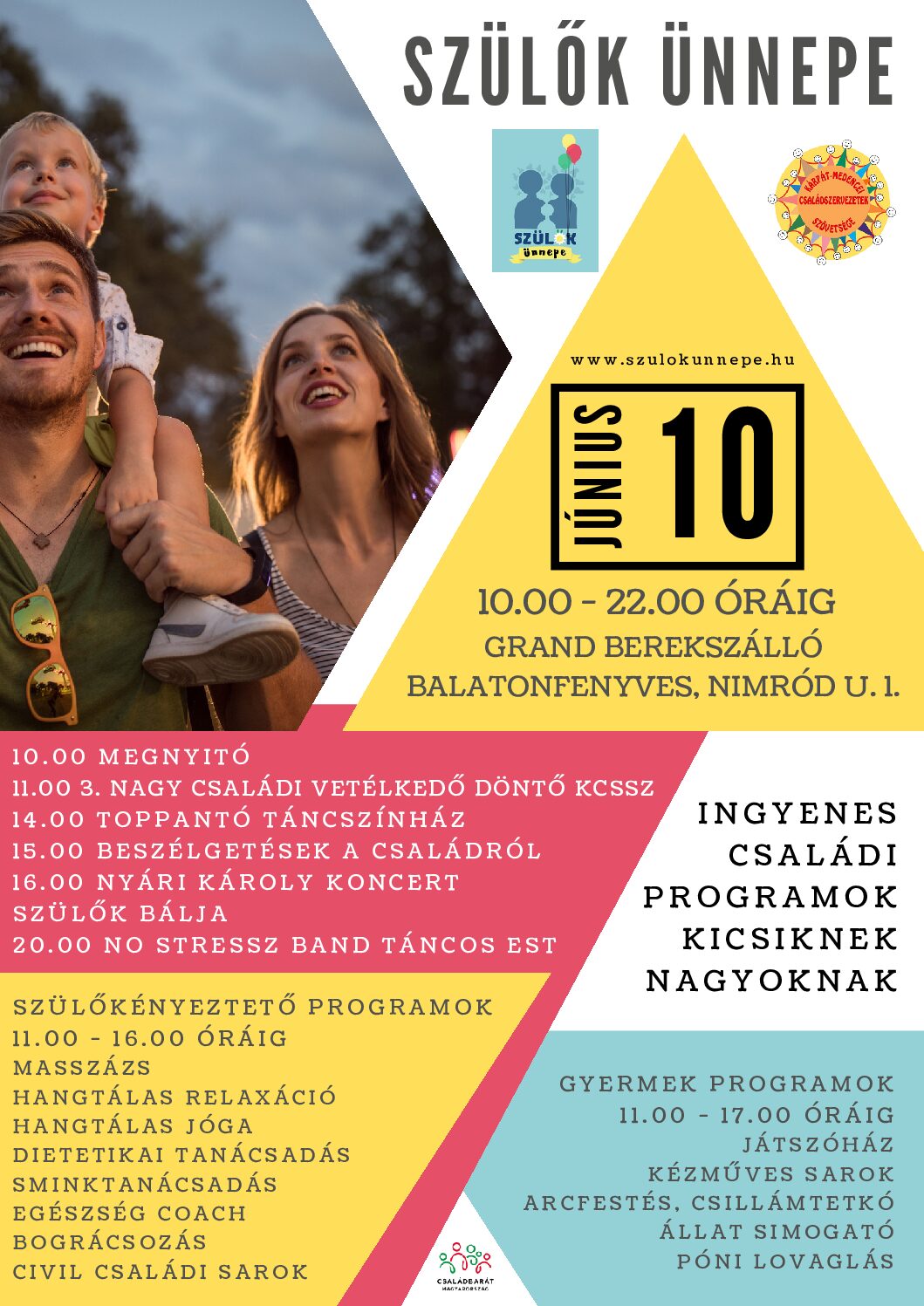 Szülők Kárpát-medencei Fesztiválja – Meghívó