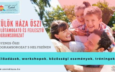 Őszi szülőtámogató és fejlesztő programsorozat