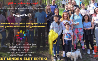 Eljött a cselekvés ideje! Tegyél Jót! az SZJA 1%-od felajánlásával!