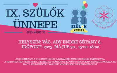 Meghívó a Szülők Ünnepe 2025. május 30-ai rendezvényére